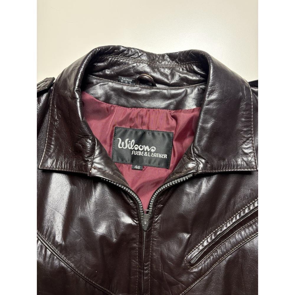 Vintage Wilson's Suede Leather Bomber Jacket